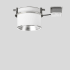 Bega - Plafonnier encastré, Aluminium poli