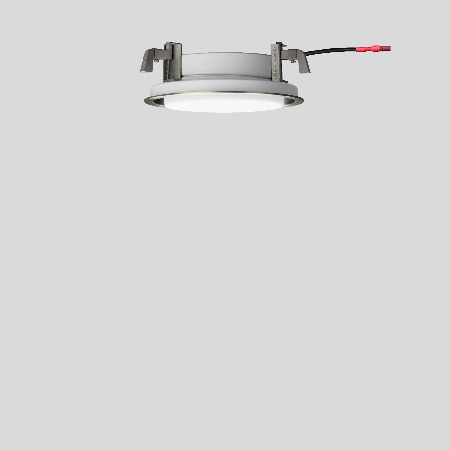 Bega - Applique/plafonnier encastrés, Acier inoxydable