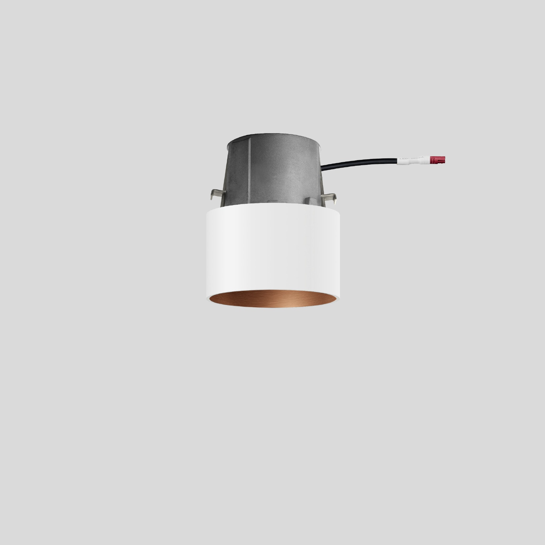 Bega - Plafonniers encastrés-spots, Blanc satiné · 3000 K