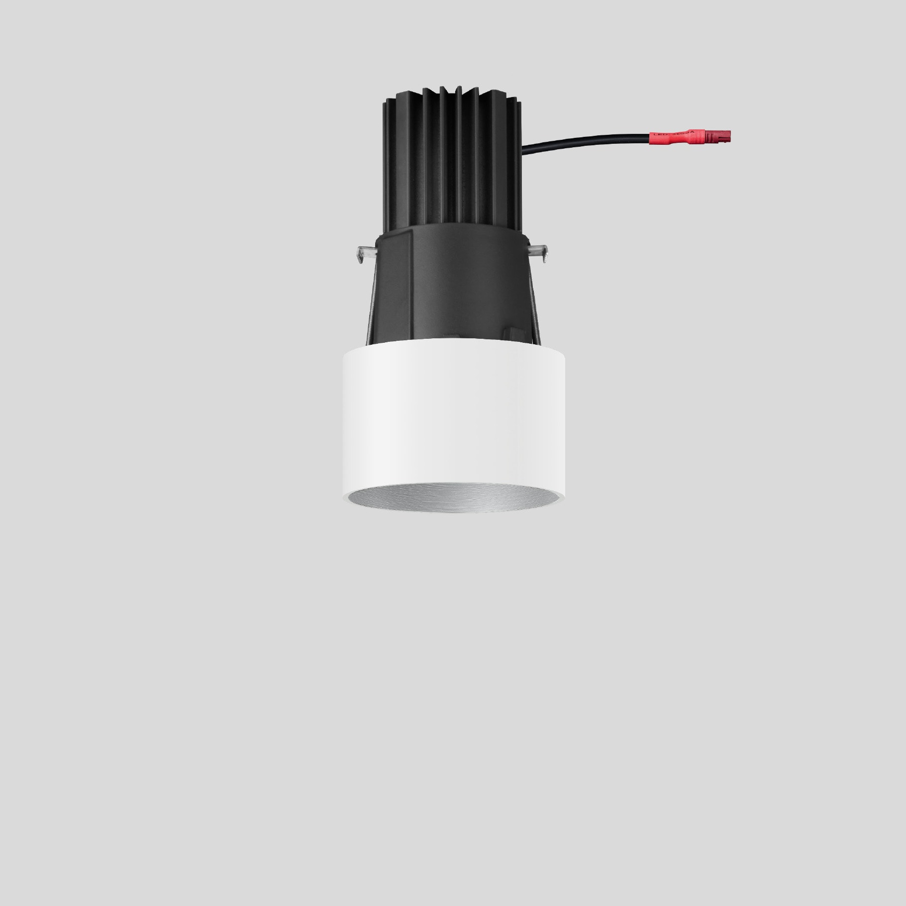 Bega - Plafonnier encastré, Blanc satiné · 3000 K