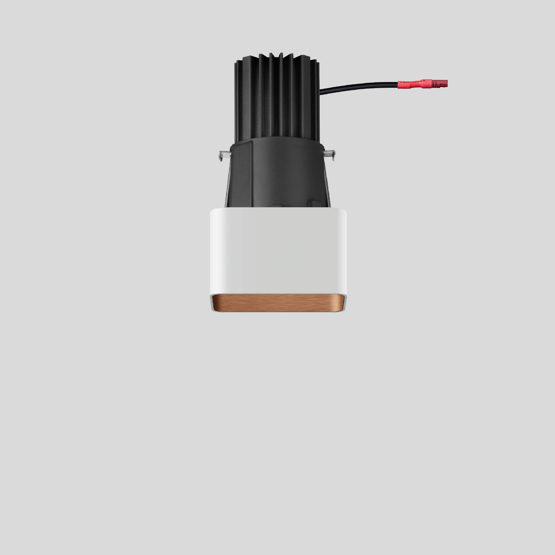 Bega - Plafonnier encastré, Blanc satiné · 3000 K