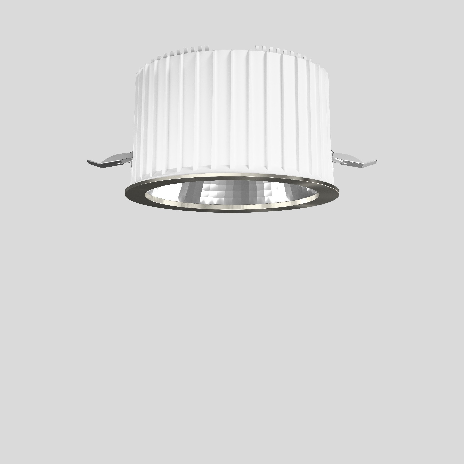 Bega - Plafonniers encastrés-spots, Acier inoxydable · 3000 K