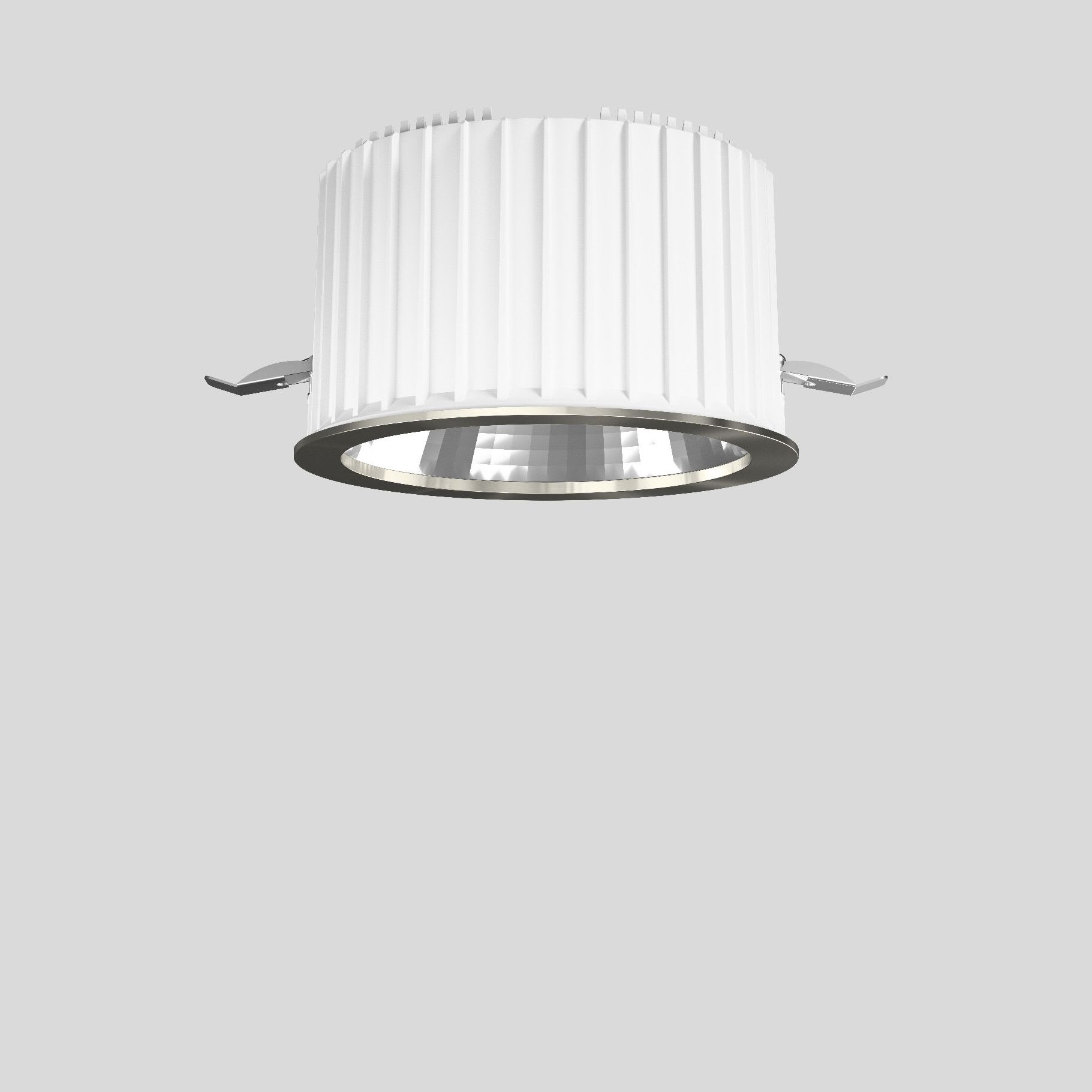 Bega - Plafonniers encastrés-spots, Acier inoxydable · 4000 K