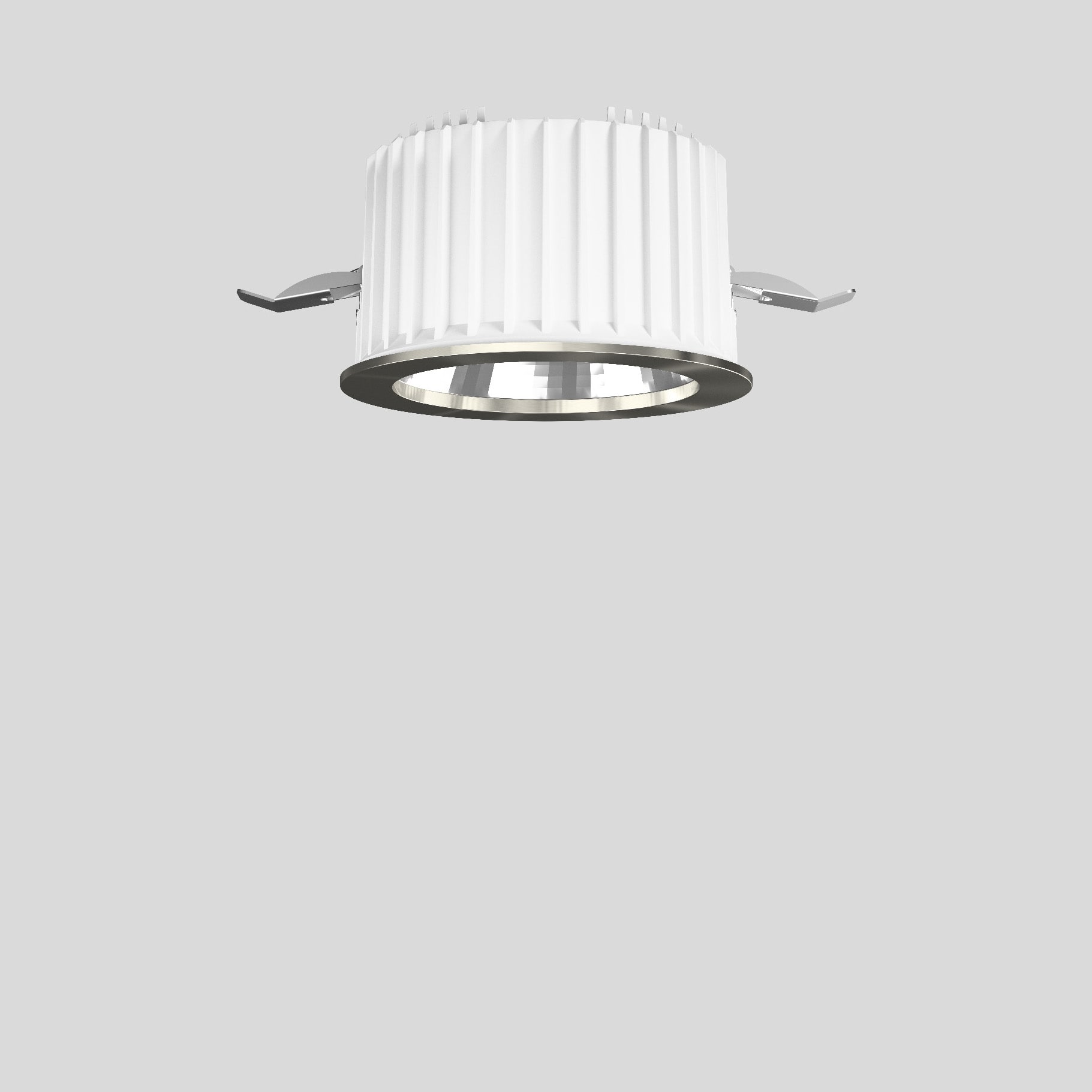 Bega - Plafonniers encastrés-spots, Acier inoxydable · 3000 K