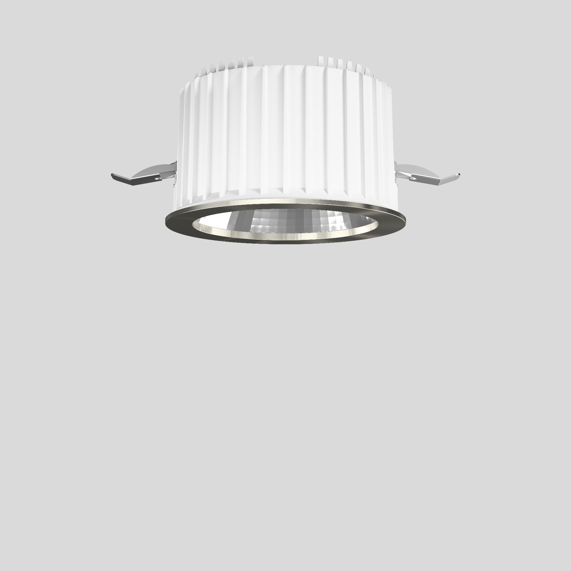 Bega - Plafonniers encastrés-spots, Acier inoxydable · 3000 K