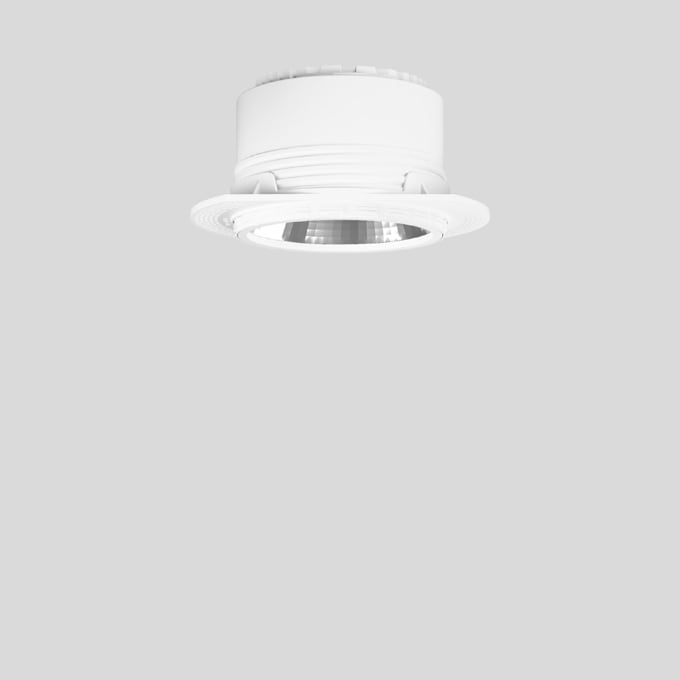 Bega - Plafonniers encastrés-spots, pour l'intérieur, Blanc · 4000 K