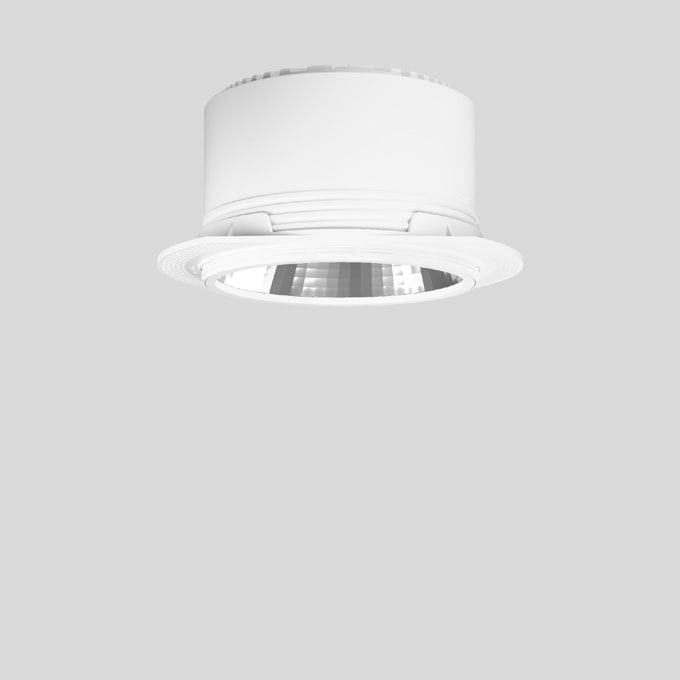 Bega - Plafonniers encastrés-spots, pour l'intérieur, Blanc · 4000 K