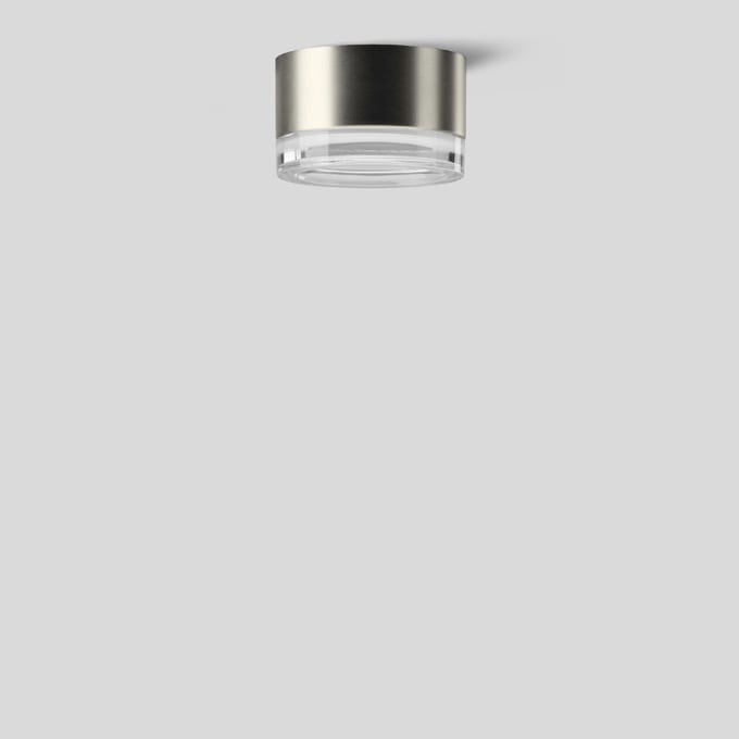 Bega - Plafonnier, pour l'intérieur, Acier inoxydable · 2700 K