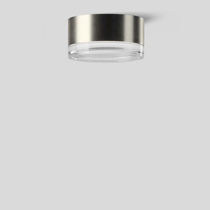 Bega - Plafonnier, pour l'intérieur, Acier inoxydable · 2700 K