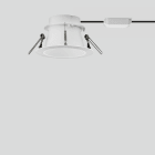 Bega - Plafonnier encastré, pour l'intérieur, Blanc satiné · 3000 K