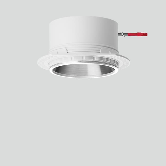 Bega - Plafonniers encastrés-spots, pour l'intérieur, Blanc satiné · 3000 K