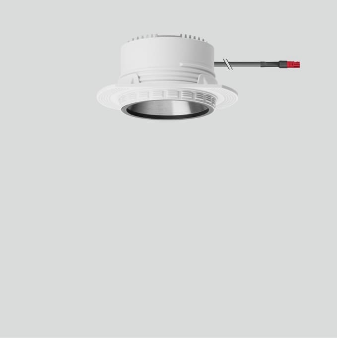 Bega - Plafonniers encastrés-spots, pour l'intérieur, Noir satiné · 3000 K