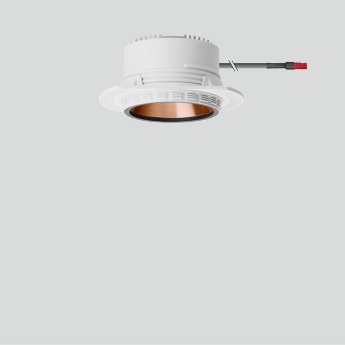 Bega - Plafonniers encastrés-spots, pour l'intérieur, Noir satiné · 3000 K