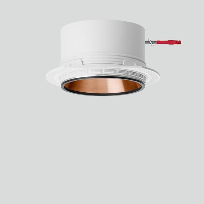 Bega - Plafonniers encastrés-spots, pour l'intérieur, Noir satiné · 3000 K