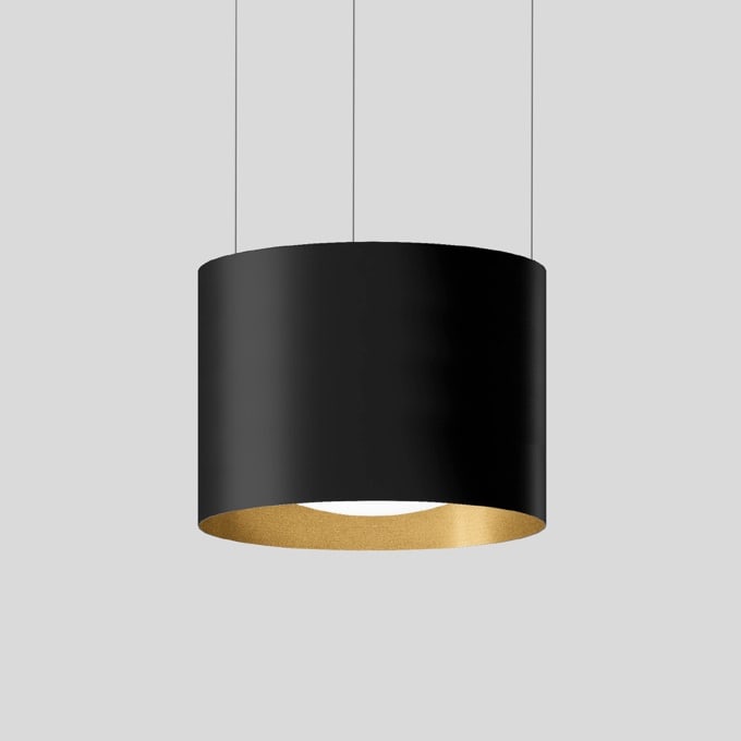 Bega - Suspension, pour l'intérieur, Noir satiné · 3000 K