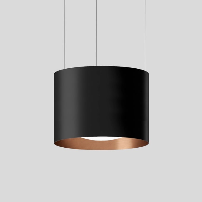 Bega - Suspension, pour l'intérieur, Noir satiné · 3000 K