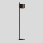 Bega - Lampadaire, pour l'intérieur, Noir satiné · 3000 K
