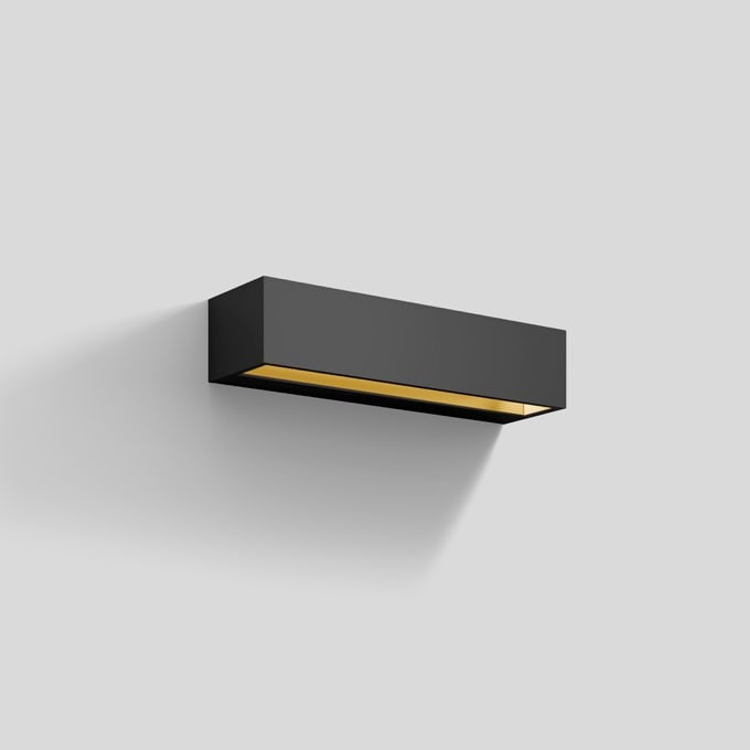 Bega - Applique, pour l'intérieur, Noir satiné · 3000 K