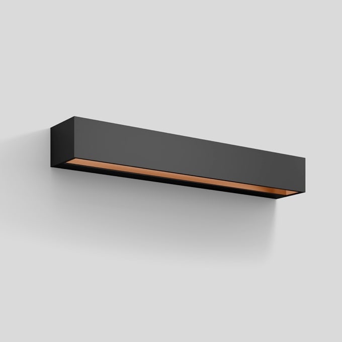 Bega - Applique, pour l'intérieur, Noir satiné · 3000 K