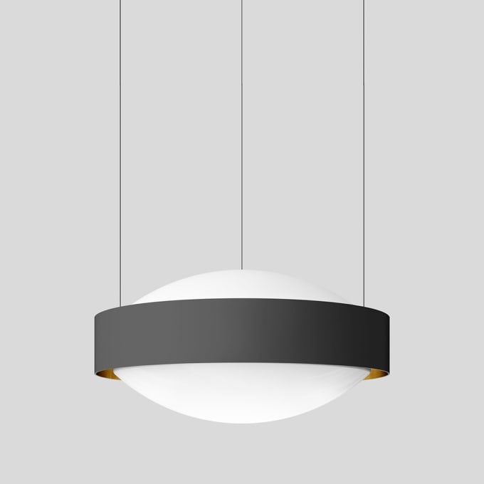 Bega - Suspension, pour l'intérieur, Noir satiné · 3000 K