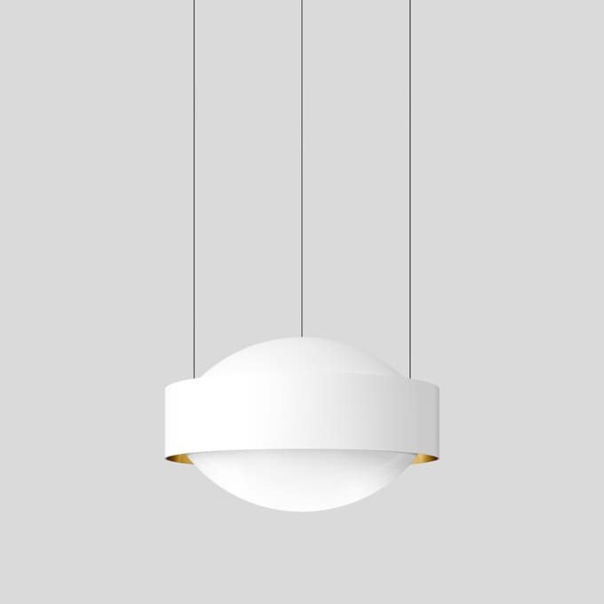 Bega - Suspension, pour l'intérieur, Blanc satiné · 3000 K