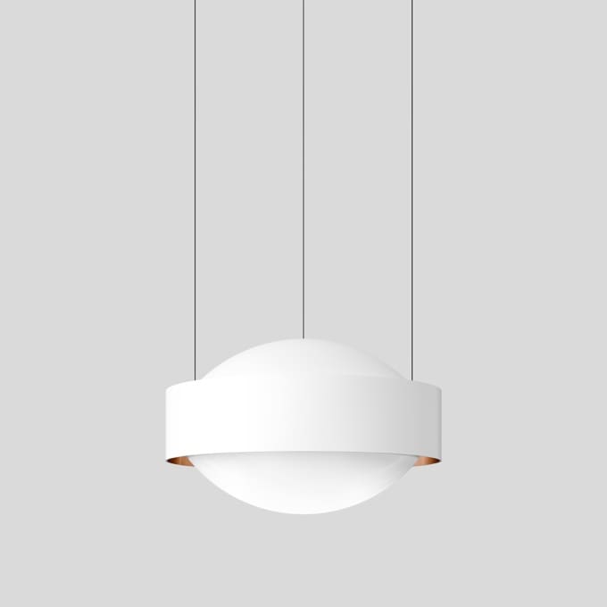 Bega - Suspension, pour l'intérieur, Blanc satiné · 3000 K