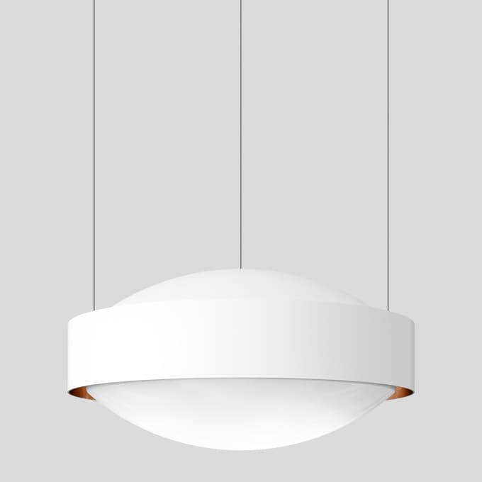 Bega - Suspension, pour l'intérieur, Blanc satiné · 3000 K