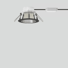 Bega - Plafonnier encastré, pour l'intérieur, Noir satiné · 3000 K