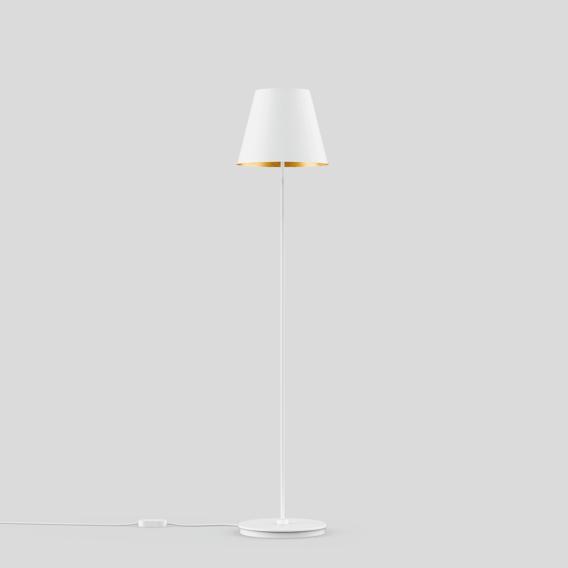 Bega - Lampadaire, pour l'intérieur, Blanc satiné · 3000 K