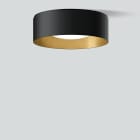 Bega - Plafonnier, pour l'intérieur, Noir satiné · 3000 K, en plus gratuit 2 x BEGA