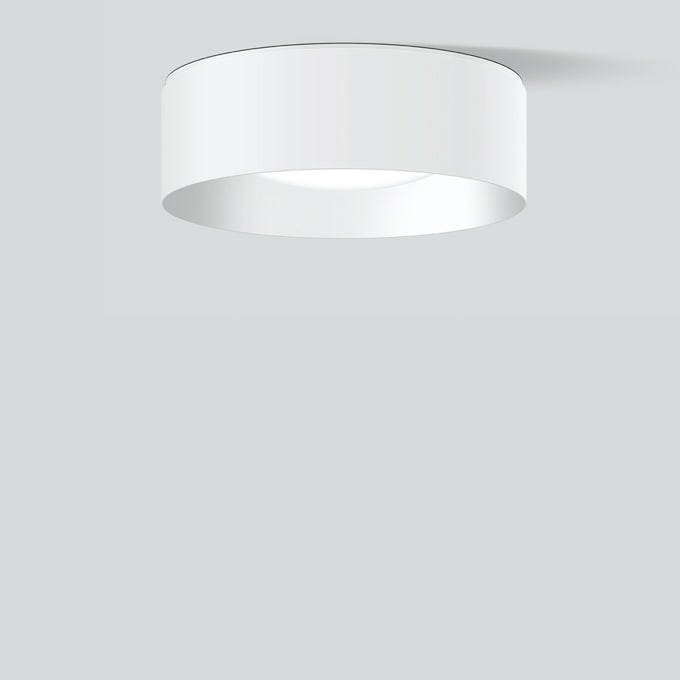 Bega - Plafonnier, pour l'intérieur, Blanc satiné · 3000 K