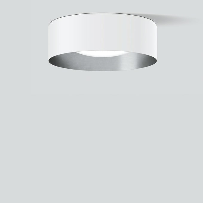 Bega - Plafonnier, pour l'intérieur, Blanc satiné · 3000 K