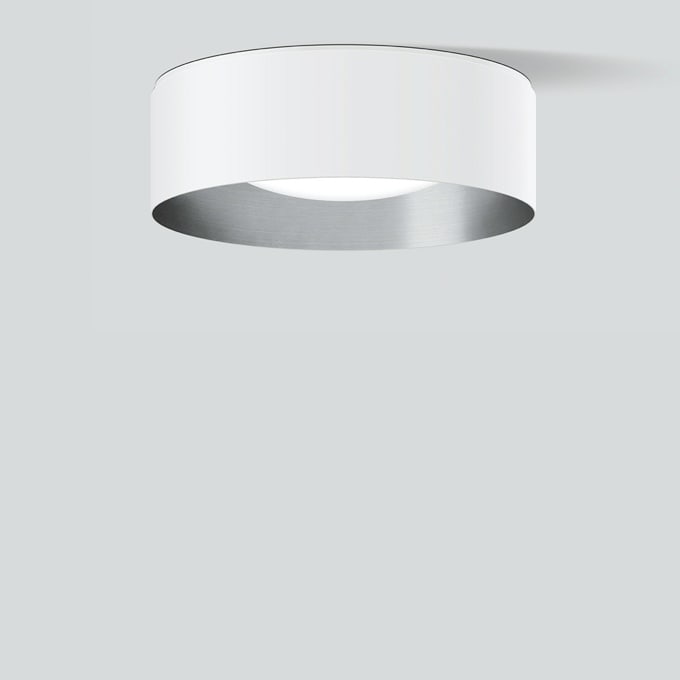 Bega - Plafonnier, pour l'intérieur, Blanc satiné · 3000 K