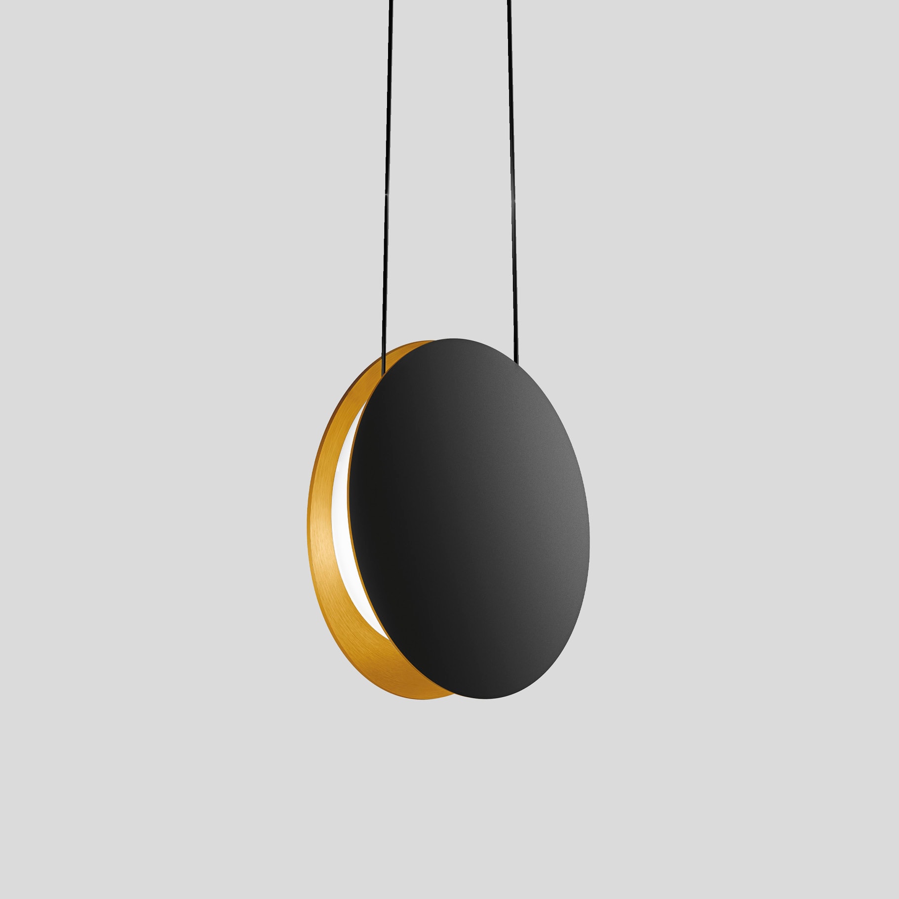 Bega - Suspension, pour l'intérieur, Noir satiné · 3000 K