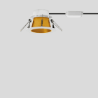 Bega - Plafonnier encastré, pour l'intérieur, Blanc satiné · 3000 K