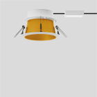 Bega - Plafonnier encastré, pour l'intérieur, Blanc satiné · 3000 K