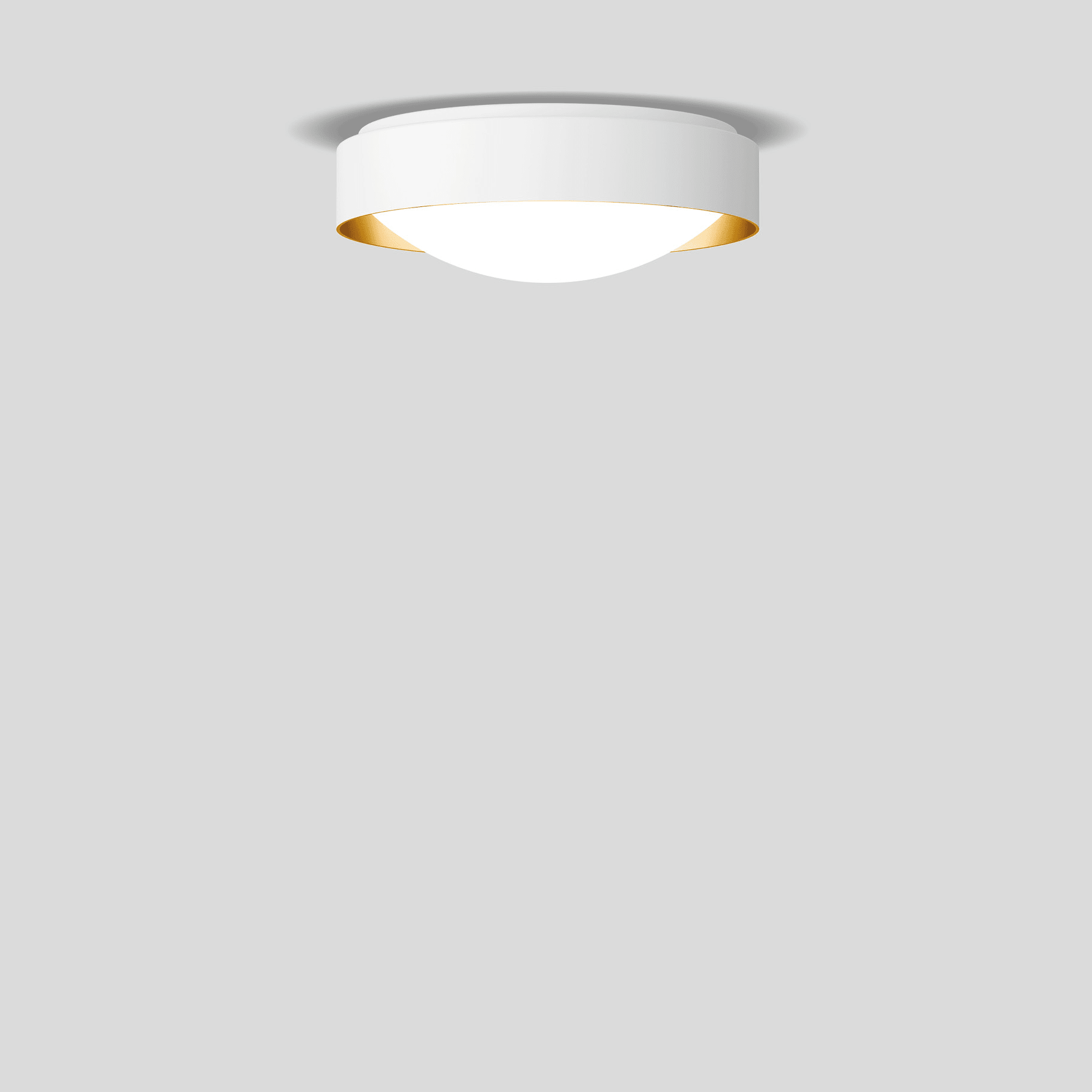 Bega - Plafonnier, pour l'intérieur, Blanc satiné · 3000 K