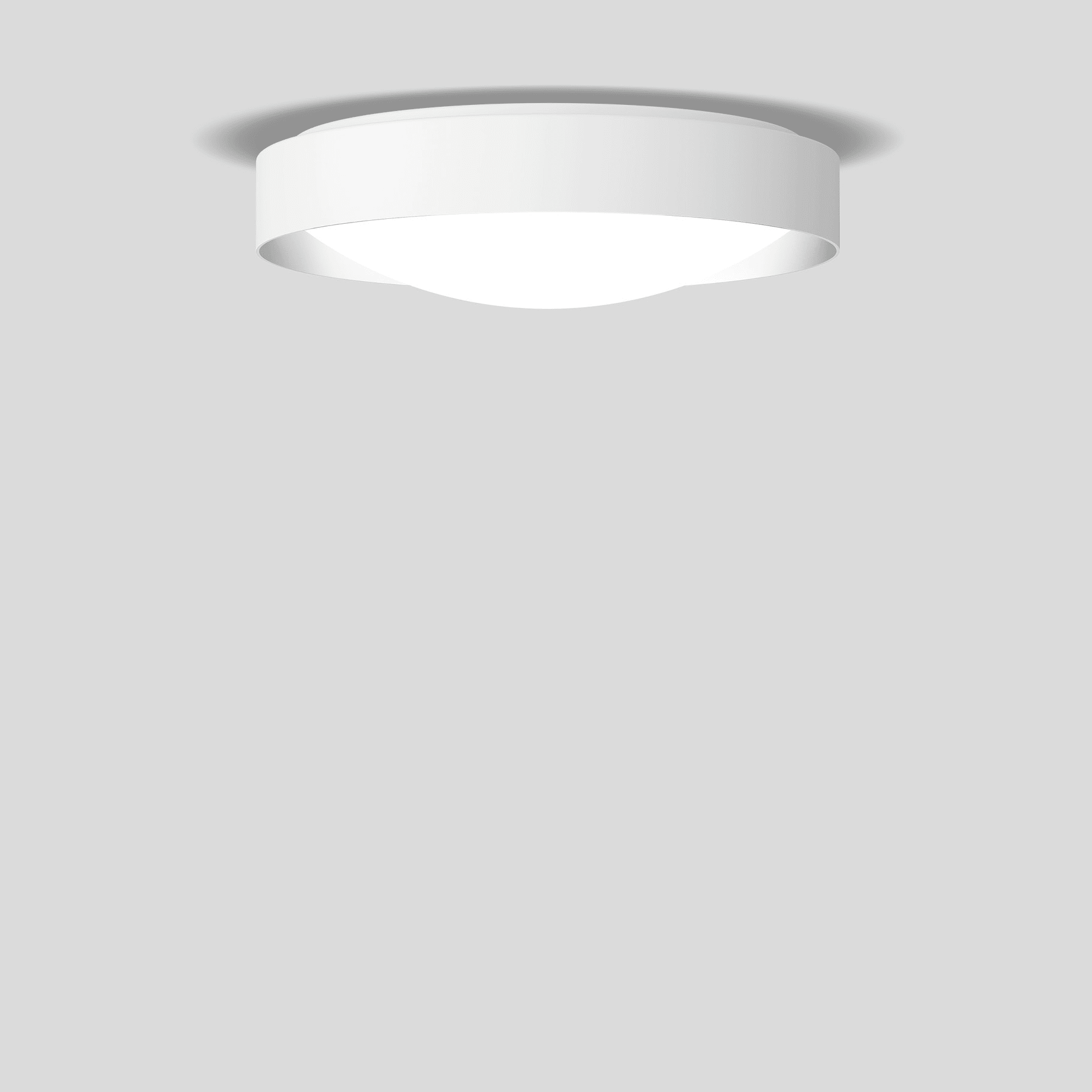 Bega - Plafonnier, pour l'intérieur, Blanc satiné · 3000 K