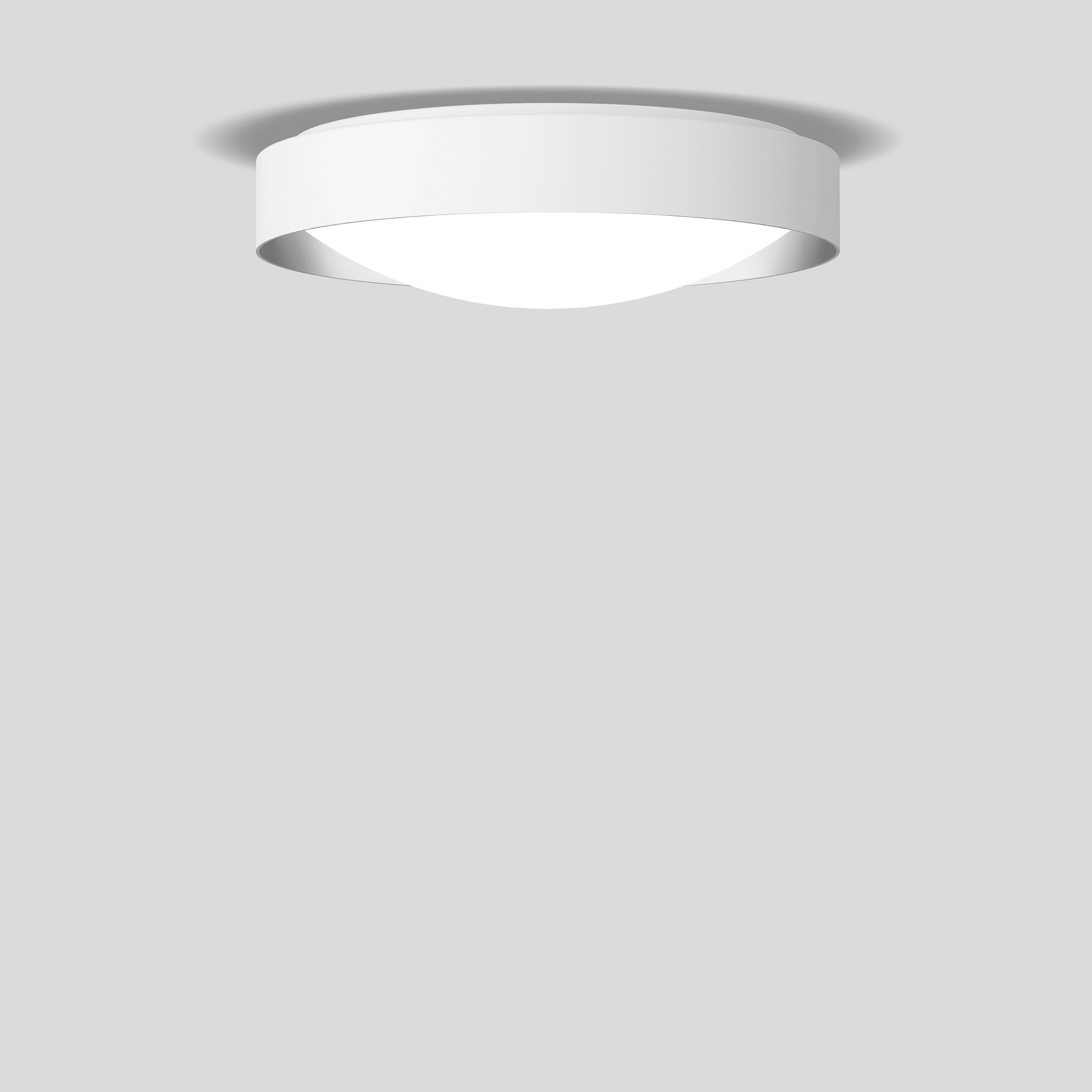 Bega - Plafonnier, pour l'intérieur, Blanc satiné · 3000 K