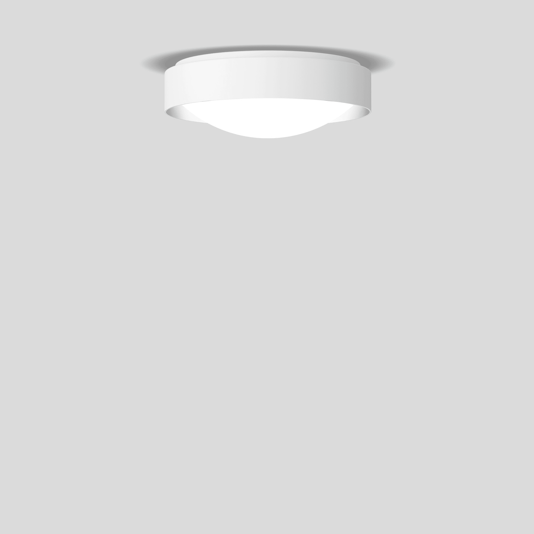 Bega - Plafonnier, pour l'intérieur, Blanc satiné · 3000 K