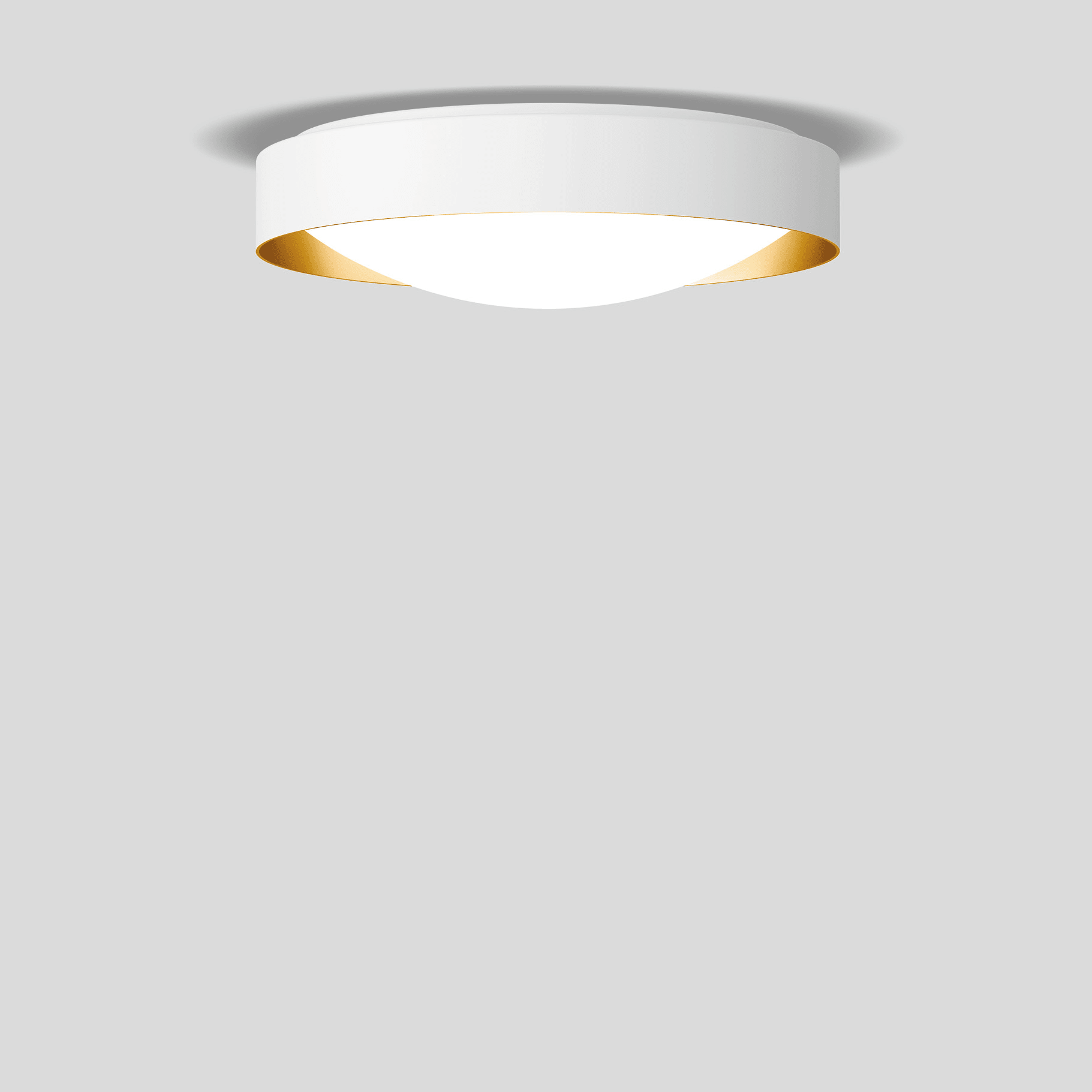 Bega - Plafonnier, pour l'intérieur, Blanc satiné · 3000 K