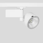 Bega - Projecteur sur rail conducteur, pour l'intérieur, Blanc satiné