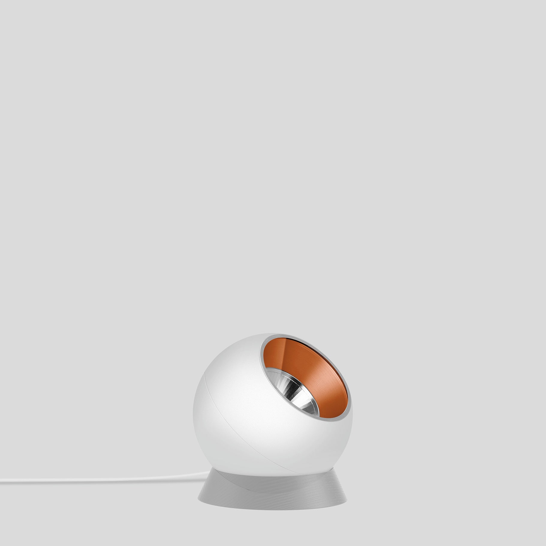 Bega - Lampe de table, pour l?intérieur, Blanc satiné · 3000 K