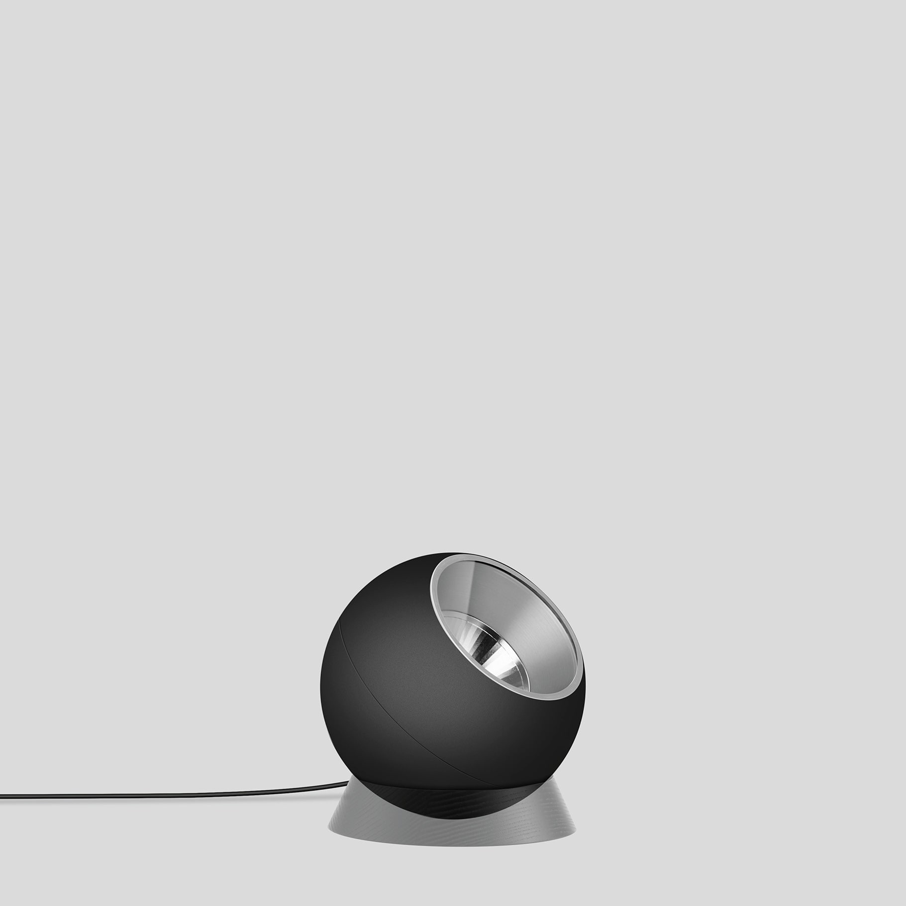 Bega - Lampe de table, pour l?intérieur, Noir satiné · 3000 K