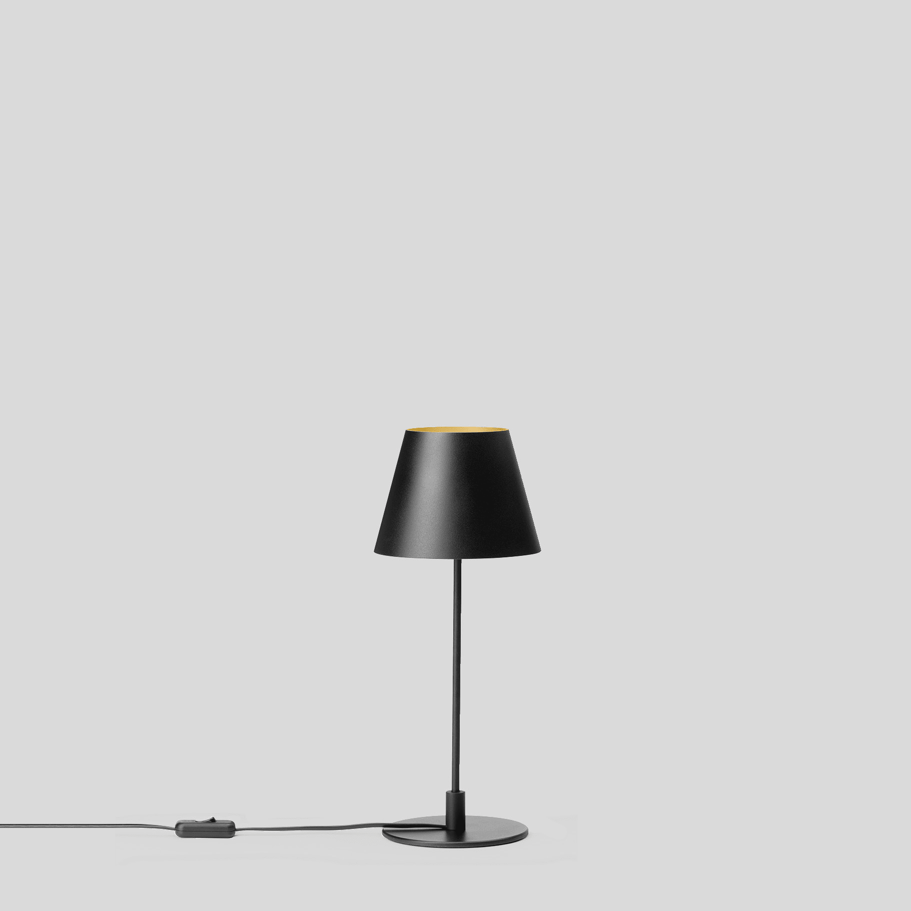 Bega - Lampe de table, pour l'intérieur, Noir satiné · 3000 K