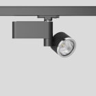 Bega - Projecteur sur rail conducteur, pour l?intérieur, Noir satiné