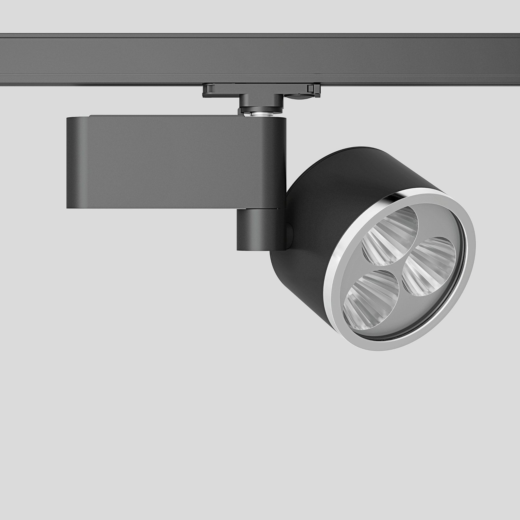 Bega - Projecteur sur rail conducteur, pour l?intérieur, Noir satiné · RGBW
