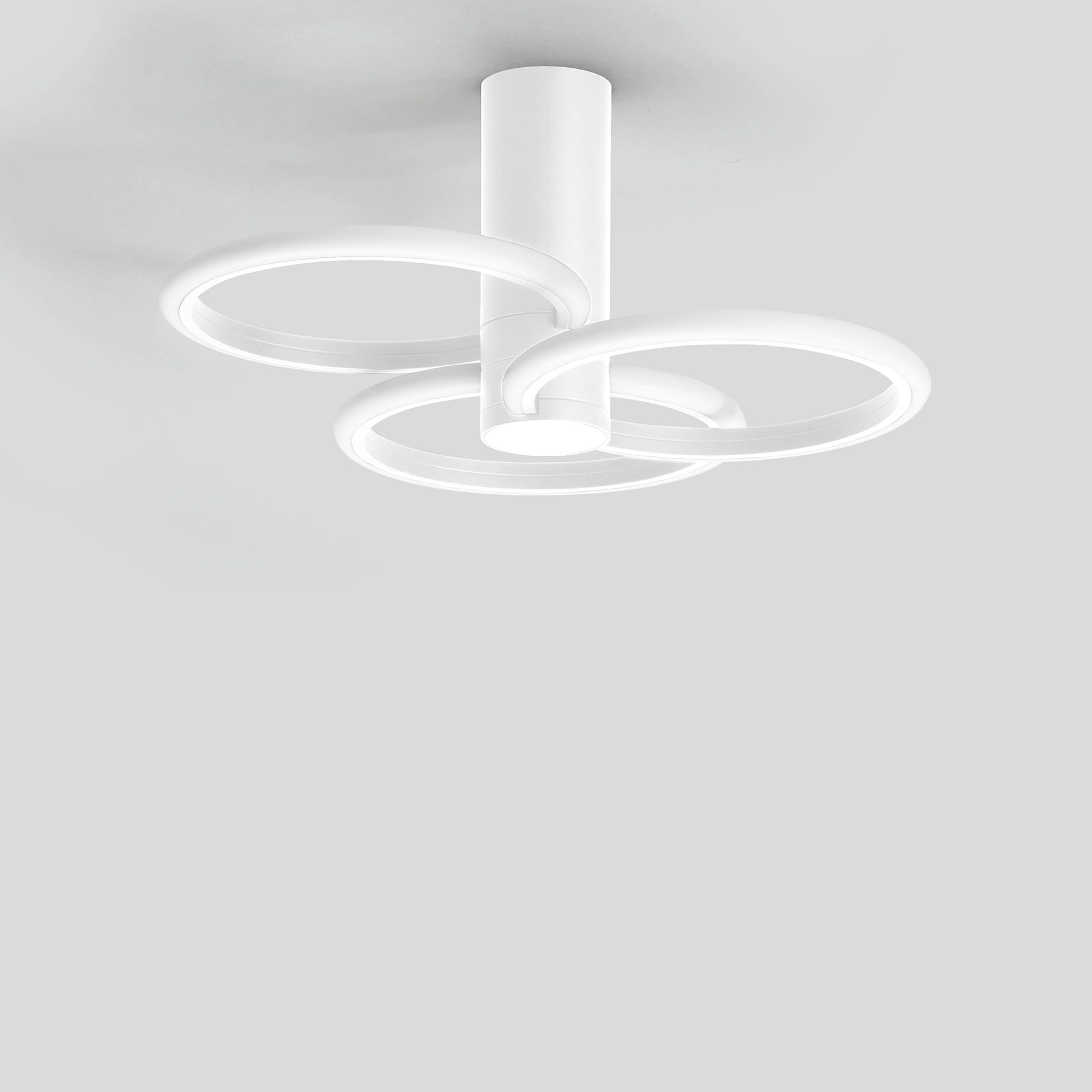 Bega - Plafonnier, pour l'intérieur, blanc satiné · 3000 K