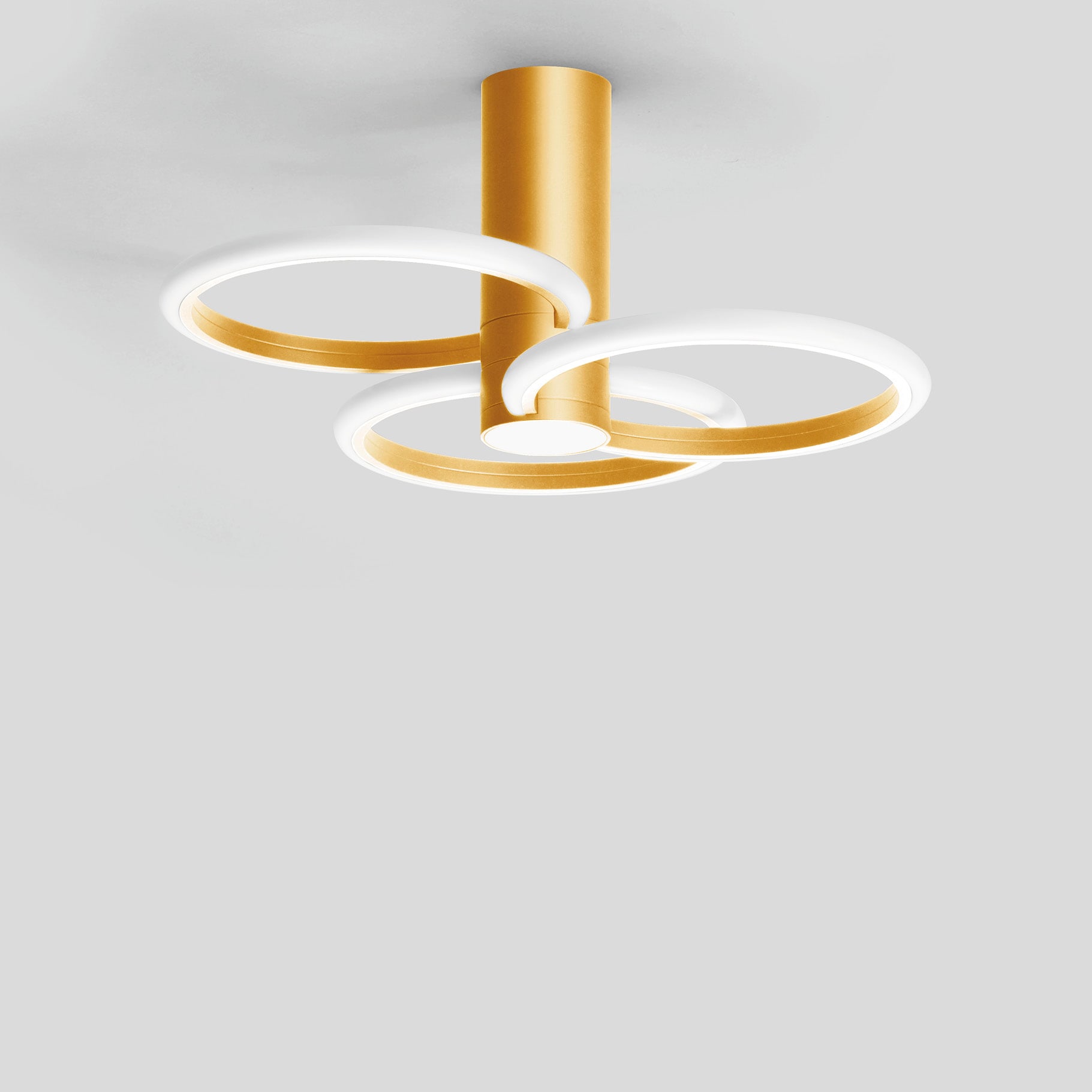 Bega - Plafonnier, pour l'intérieur, laiton · 3000 K