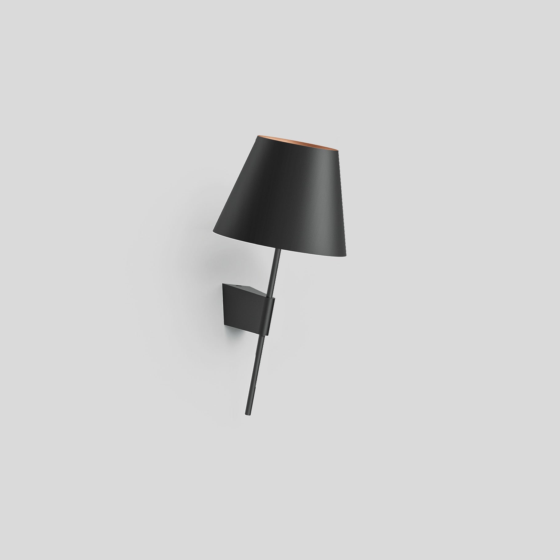 Bega - Applique, pour l'intérieur, Noir satiné · 3000 K
